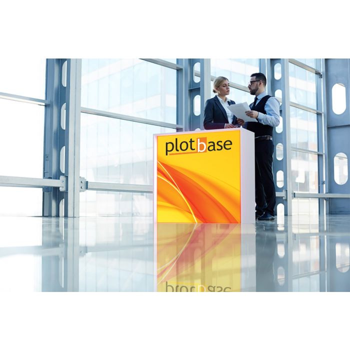 LED pult v lobby