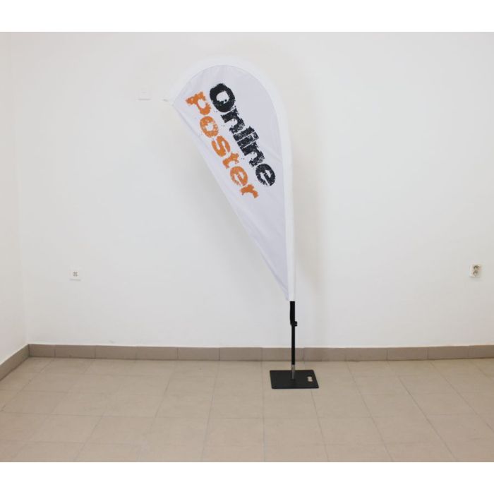 beachflag reklamná vlajka pre OnlinePoster