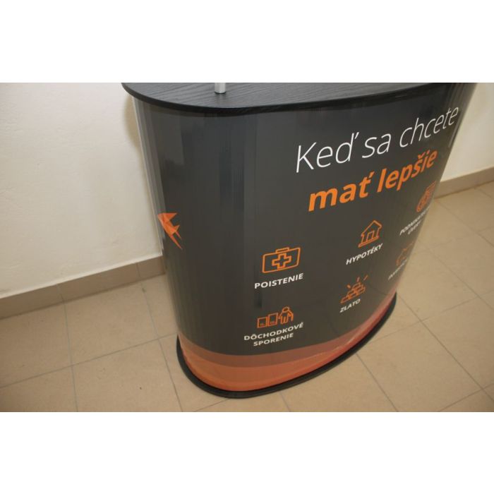 promo stolík pre banku