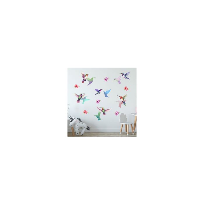 Kolibríky - nálepka na stenu