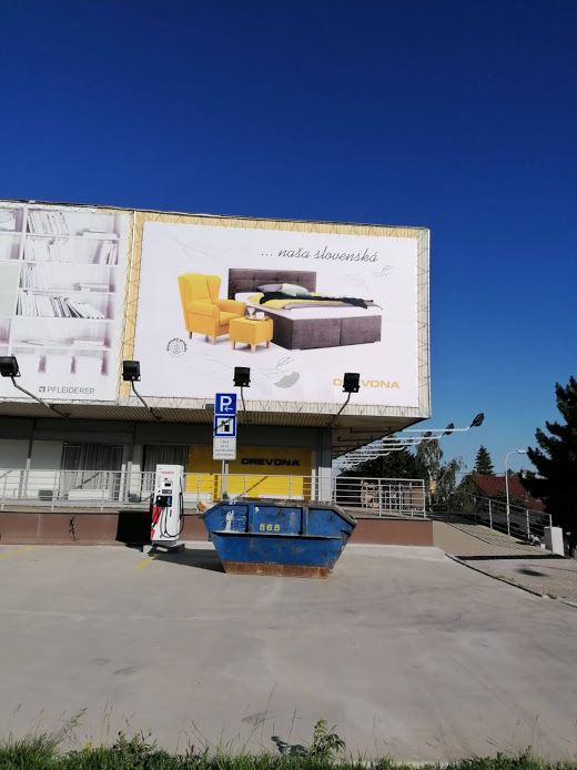 reklamná plachta drevona