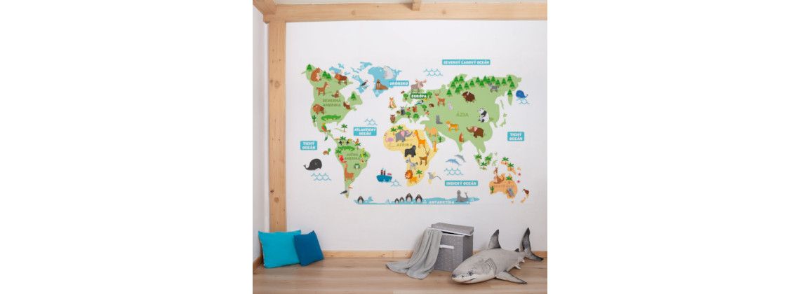 detská mapa sveta