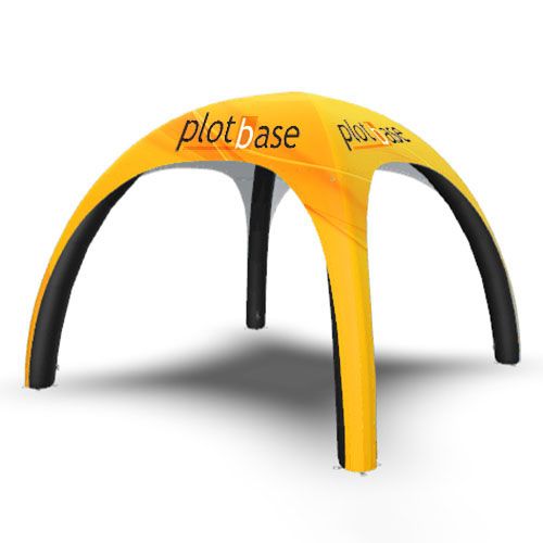 Nafukovací stan s potlačou Plotbase