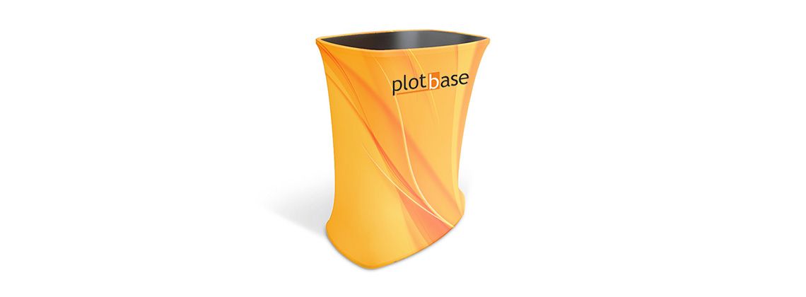 Reklamný pult Plotbase na lište produktov