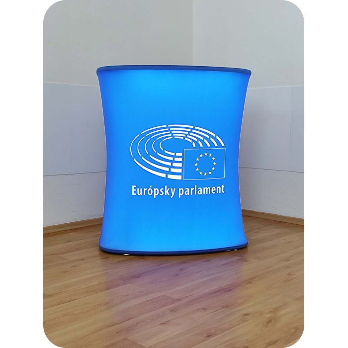 LED stolík s logom EU