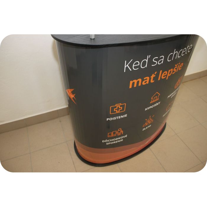 promo stolík pre banku