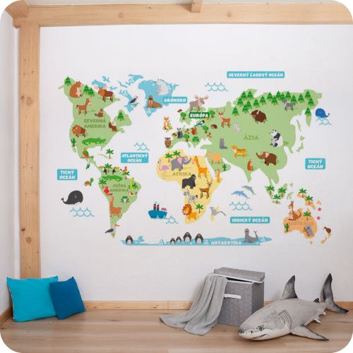 detská mapa sveta