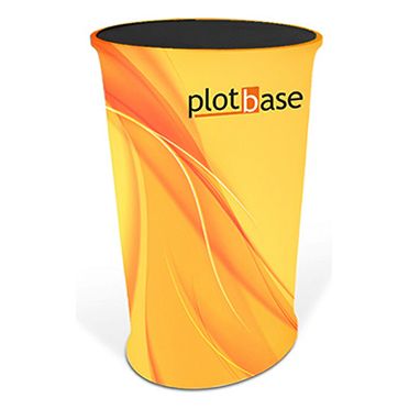 Okrúhly promo stolík Plotbase na lište produktu