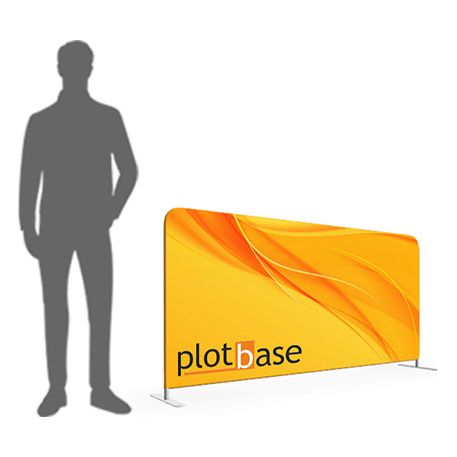 Textilná bariéra s logom Plotbase