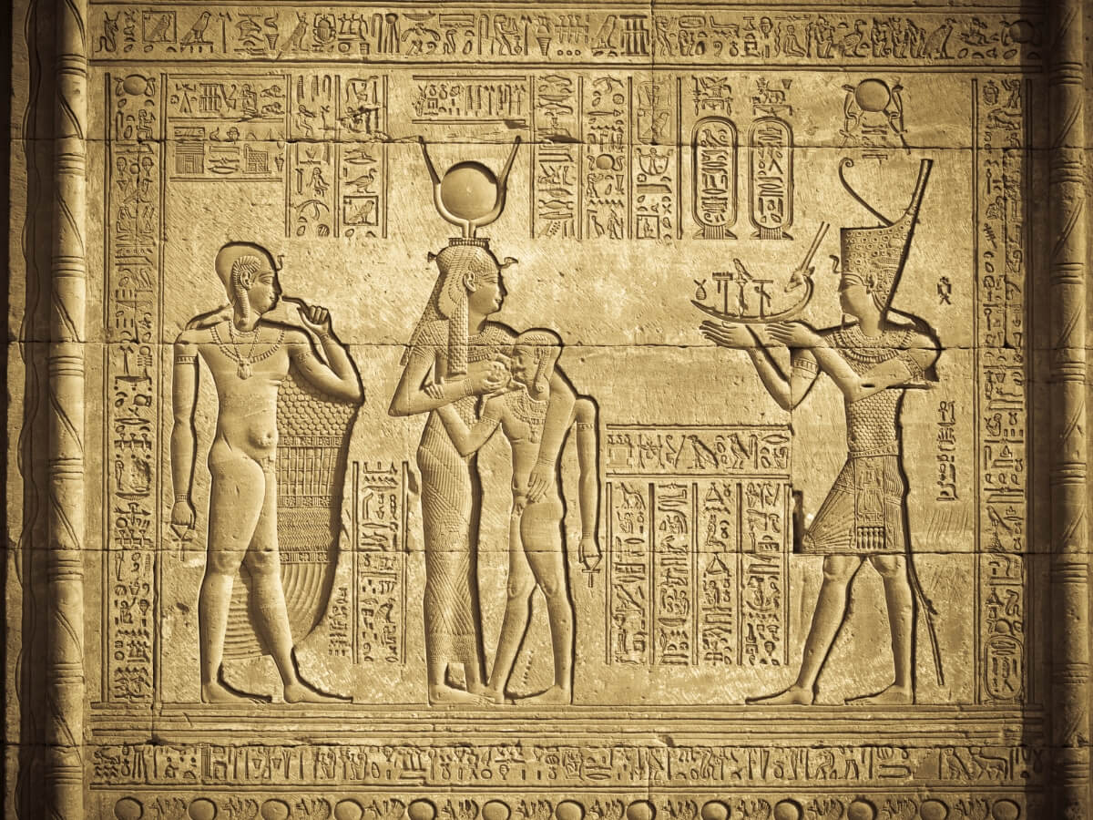 Hieroglyfy v Egypte