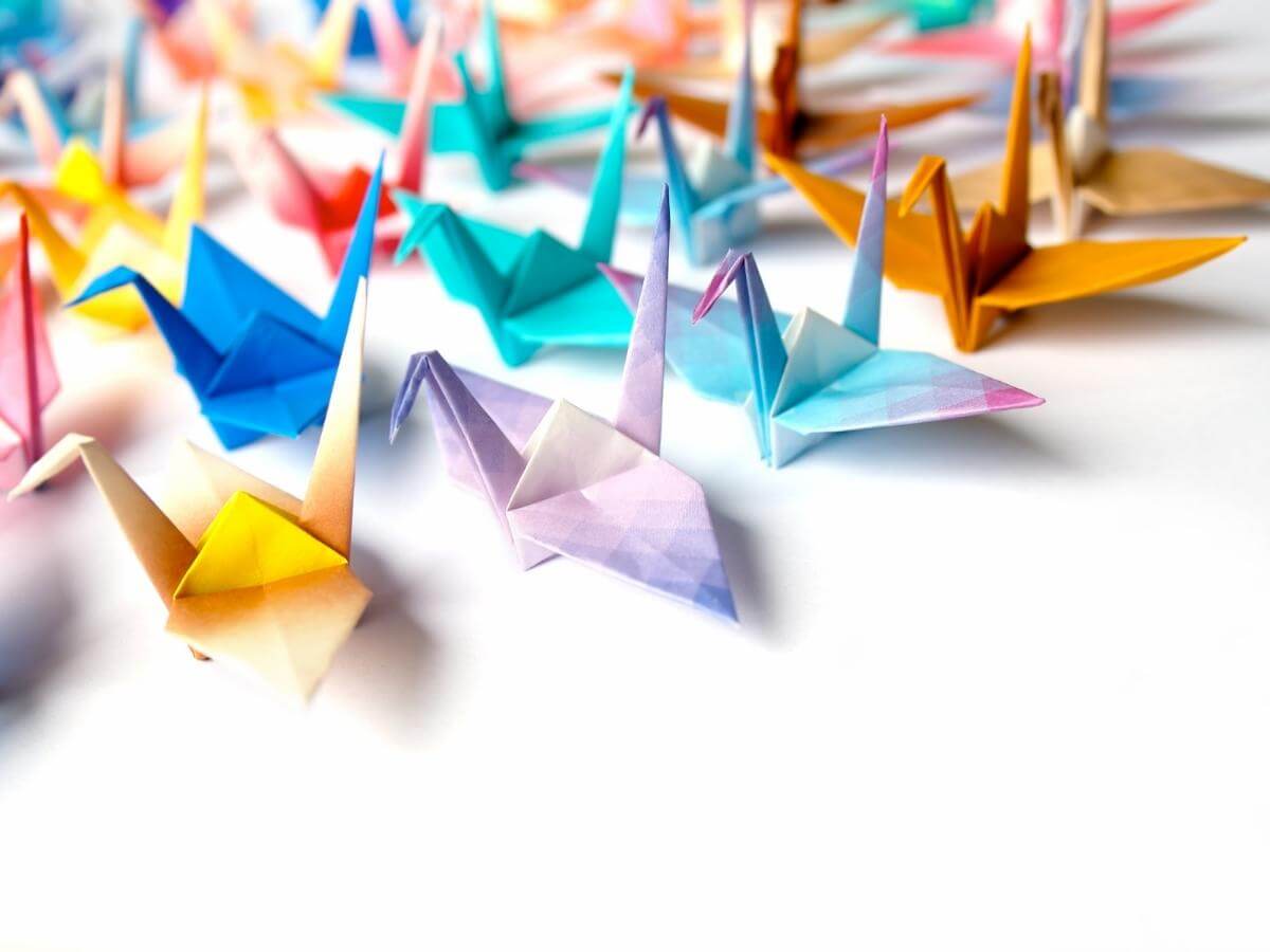 Origami žeriavy