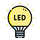 Podsvietenie pomocou LED svetiel