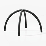 Permanentne nafúknutá konštrukcia nafukovacieho stanu