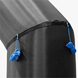 Stabilná konštrukcia nafukovacej promočnej brány