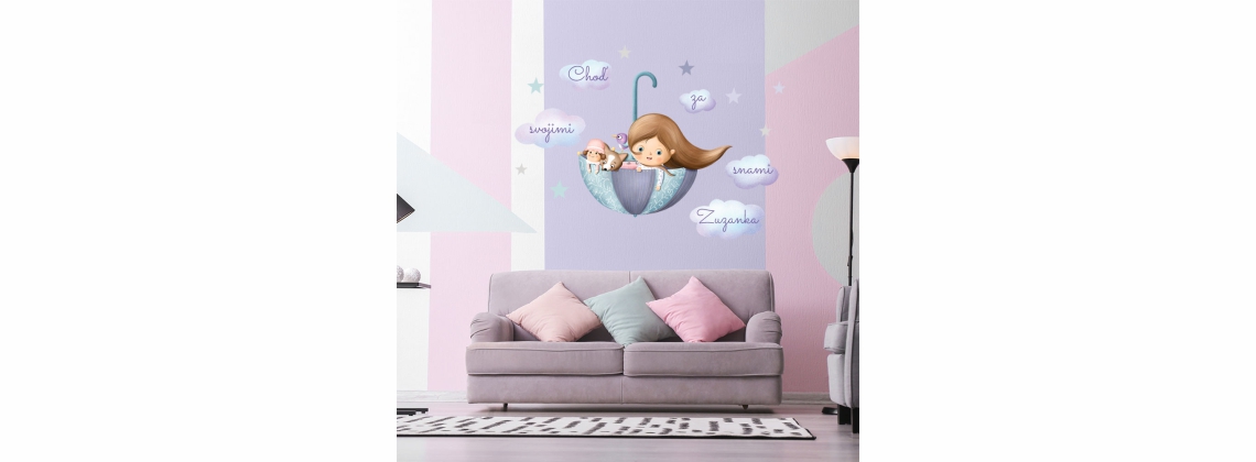 dievcatko v dazdniku s menom 